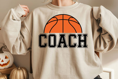 Basketball Coach SVG PNG: Sports Design Clipart SVG DesignDestine 