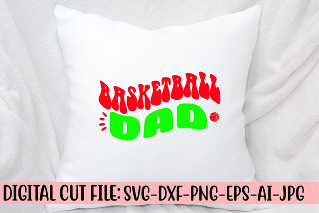 Basketball Dad Retro SVG SVG Syaman 
