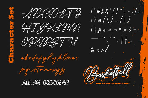 Basketball Font muhammadzeky 