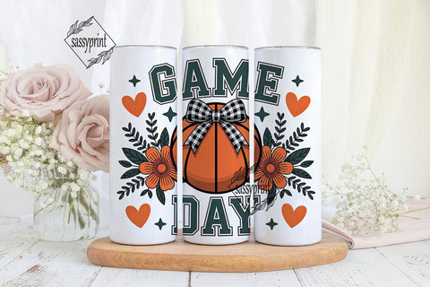 Basketball Game Day 20oz Tumbler Sublimation sassyprint 