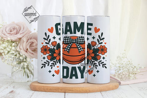 Basketball Game Day 20oz Tumbler Sublimation sassyprint 