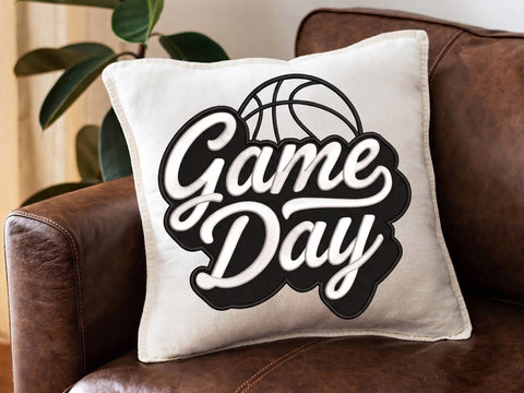 Basketball Game Day Embroidery Design, Sport Embroidery Design, Machine Embroidery Design, 4 Sizes Embroidery/Applique DESIGNS DesignDestine 
