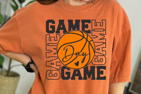 Basketball Game Day Svg, Team Shirts, Basketball Svg Designs, Basketball Svg, Svg Designs, Basketball Logo, Basketball Mom Svg SVG DesignDestine 