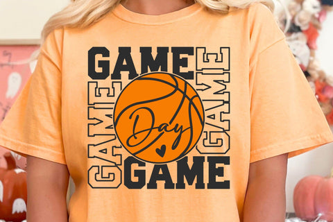 Basketball Game Day Svg, Team Shirts, Basketball Svg Designs, Basketball Svg, Svg Designs, Basketball Logo, Basketball Mom Svg SVG DesignDestine 