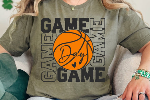 Basketball Game Day Svg, Team Shirts, Basketball Svg Designs, Basketball Svg, Svg Designs, Basketball Logo, Basketball Mom Svg SVG DesignDestine 