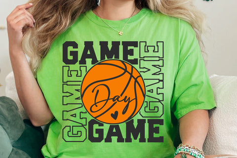 Basketball Game Day Svg, Team Shirts, Basketball Svg Designs, Basketball Svg, Svg Designs, Basketball Logo, Basketball Mom Svg SVG DesignDestine 