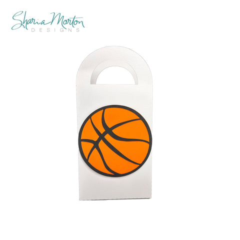 Basketball Gift Bag for Sports Party Favors SVG Sharia Morton Designs 
