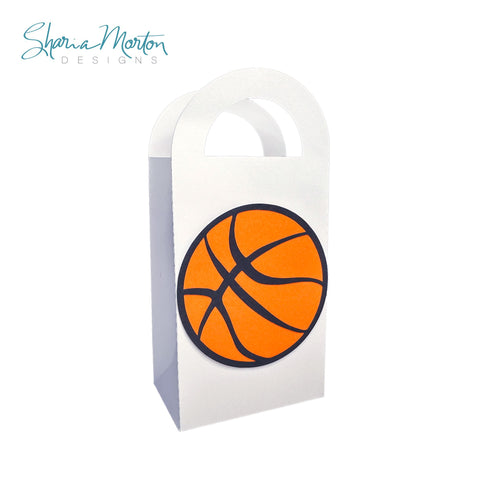 Basketball Gift Bag for Sports Party Favors SVG Sharia Morton Designs 