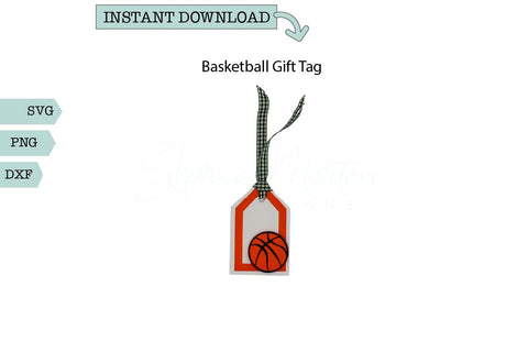 Basketball Gift Tag SVG Sharia Morton Designs 