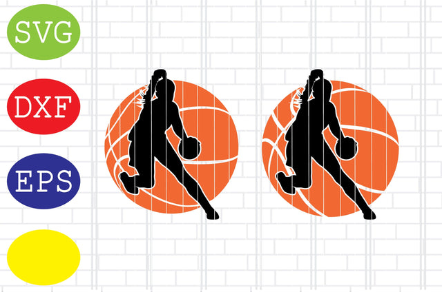 Basketball Girl svg, Basketball Clipart, Basketball Cut Files, Sport Svg, Jpg, Eps, Dxf Files SVG DigitalSvgFiles 