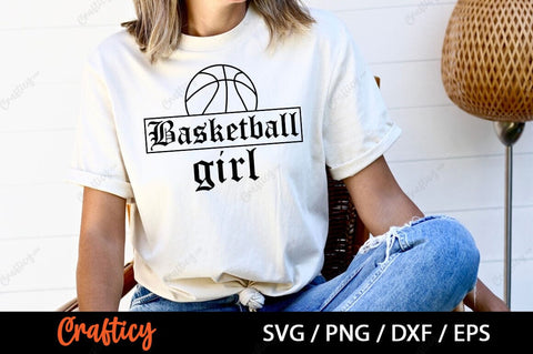 Basketball girl SVG Design SVG Designangry 