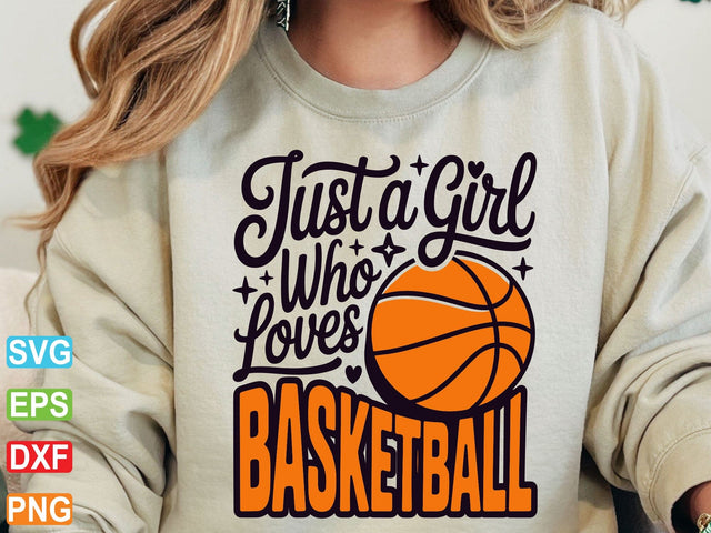 Basketball Girl SVG, Fan Shirt Cut Files (Digital Download) SVG artprintfile 