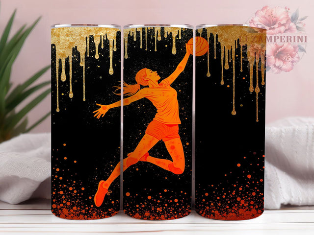 Basketball Glitter Sparkle Tumbler, Sports Bling Tumbler Wrap, 20oz Tumbler Sublimation, Sparkle Basketball Design, Game Day Glitter Tumbler, Basketball Mom Gift, Shiny Sports Sublimation Li Zamperini 