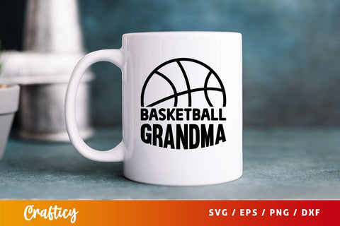 Basketball grandma Svg Design SVG Designangry 