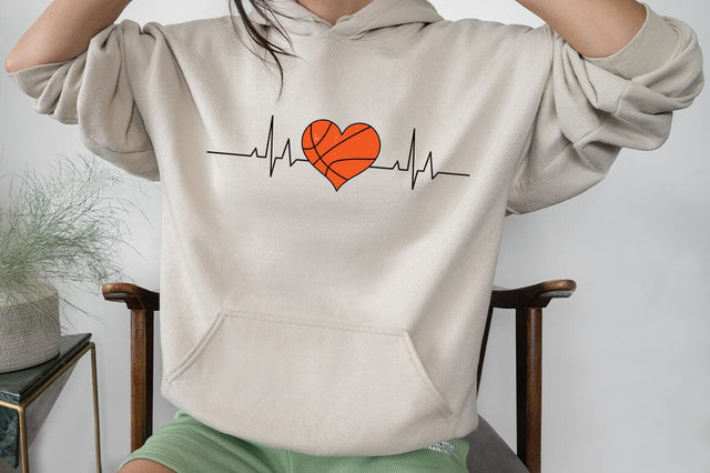 Basketball heart SVG Design SVG Designangry 