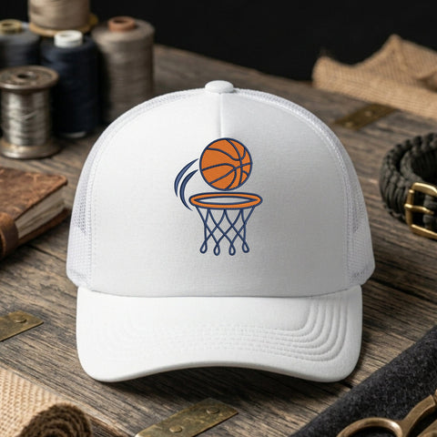 Basketball Hoop Embroidery Design – Basketball Sports Machine Embroidery File 9 Sizes Embroidery/Applique DESIGNS PatternFeed8 