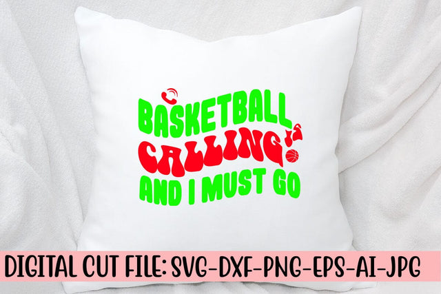 Basketball Is Calling And I Must Go Retro SVG SVG Syaman 