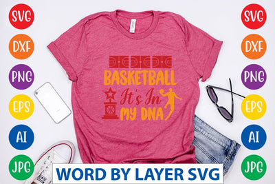 Basketball It's In My Dna SVG DESIGN SVG Rafiqul20606 