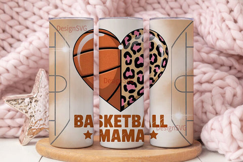 Basketball Mama 20oz Tumbler Wrap Sublimation DesignSVG 