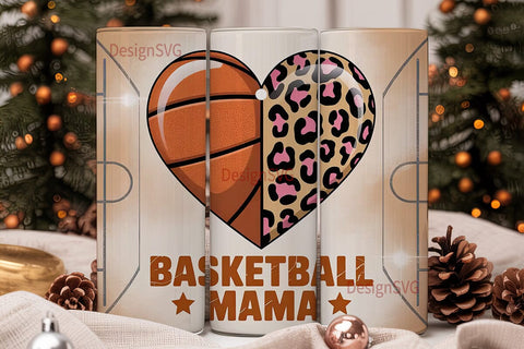 Basketball Mama 20oz Tumbler Wrap Sublimation DesignSVG 