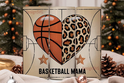 Basketball Mama 20oz Tumbler Wrap Sublimation DesignSVG 