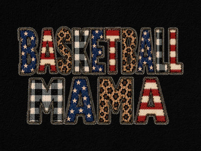 Basketball Mama PNG Patriotic Sports Art SVG artprintfile 
