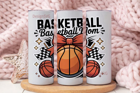 Basketball Mom 20oz Tumbler Wrap Sublimation DesignSVG 
