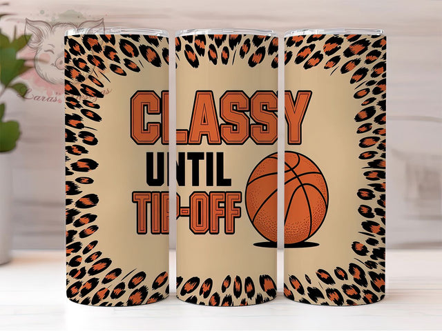 Basketball Mom Court Side Tumbler Wrap, Sports Quote Design, Basketball Gift, Female Basketball Fan, Court Side Style, Basketball Season Cup, Sports Mom Drinkware Sublimation Lara' s Designs 
