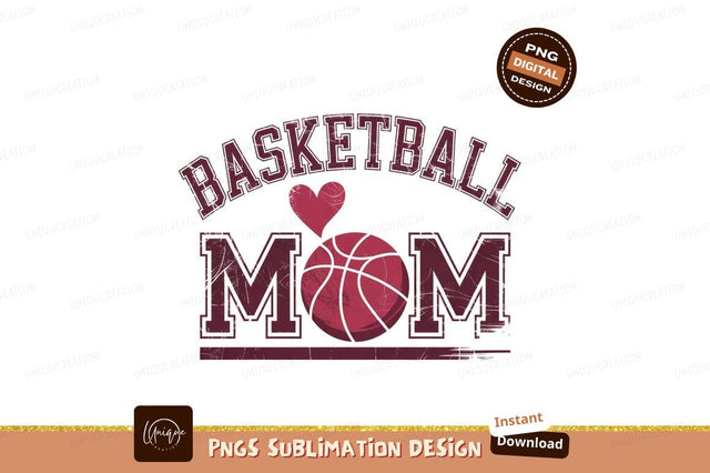 Basketball Mom Graphic Sublimation Png Design Sublimation Designangry 