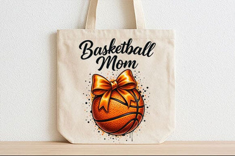 Basketball Mom PNG Sports Mom Sublimation Design Basketball Shirt Graphic SVG BillahCrafts 