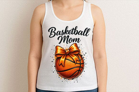 Basketball Mom PNG Sports Mom Sublimation Design Basketball Shirt Graphic SVG BillahCrafts 