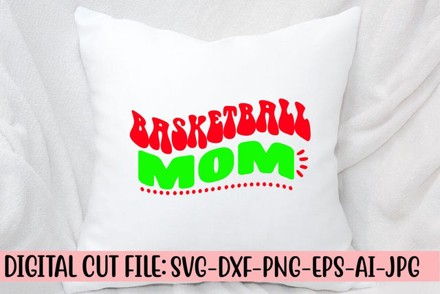 Basketball Mom Retro SVG SVG Syaman 