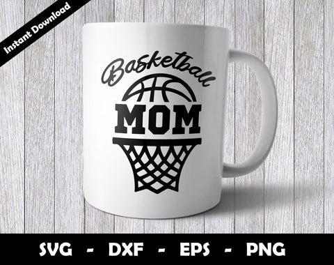 Basketball Mom SVG Cut File, Mothers Day SVG Design SVG Arthur Arellano 