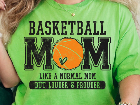 Basketball Mom Svg, Distressed Varsity Design SVG DesignDestine 