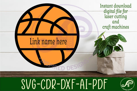 Basketball name wall art sign, SVG personalized SVG APInspireddesigns 