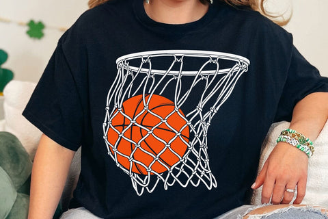 Basketball Net Vector, Basketball and Hope vector, Basketball design SVG DesignDestine 