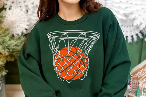 Basketball Net Vector, Basketball and Hope vector, Basketball design SVG DesignDestine 