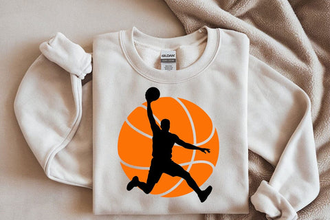 Basketball Player Dunk SVG Vector Files for Cricut, Silhouette SVG DesignDestine 