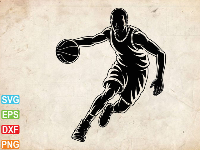 Basketball Player Svg, Game Day svg SVG Creativeart88 