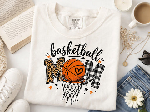 Basketball Png, Basketball Mom Png, Basketball Game Day Png, Basketball Mama Png Sublimation, Retro Basketball Glitter Png Shirt Design SVG DesignDestine 