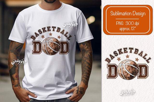 Basketball quote Basketball DAD sublimation t-shirt design Basketball png Sublimation Createya Design 
