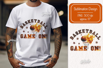 Basketball quote Basketball Game on sublimation t-shirt design Basketball png Sublimation Createya Design 