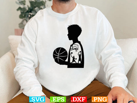 Basketball Silhouette SVG Bundle, Sport Lover Shirt, Basketball Clipart SVG Creativeart88 