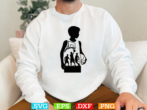 Basketball Silhouette SVG Bundle, Sport Lover Shirt, Basketball Clipart SVG Creativeart88 