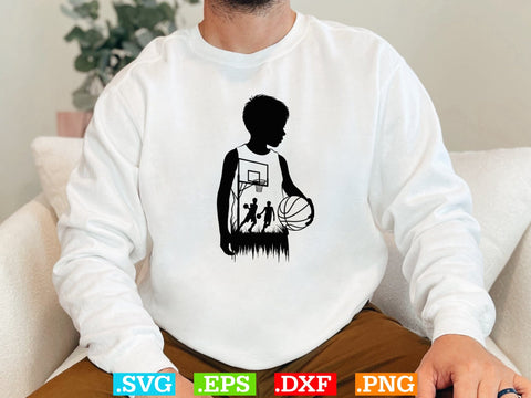 Basketball Silhouette SVG Bundle, Sport Lover Shirt, Basketball Clipart SVG Creativeart88 