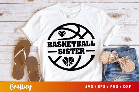 Basketball sister SVG Design SVG Designangry 