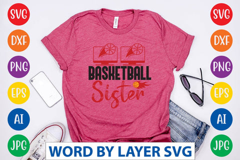 Basketball Sister SVG DESIGN SVG Rafiqul20606 