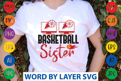 Basketball Sister SVG DESIGN SVG Rafiqul20606 
