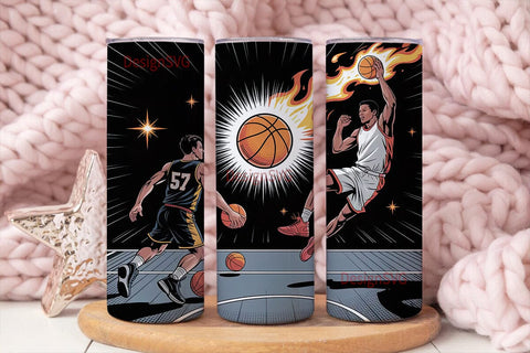 Basketball Slam Dunk 20oz Tumbler Wrap Sublimation DesignSVG 