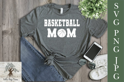 Basketball Sports Bundle SVG PNG JPG SVG Willow Paige Farms 